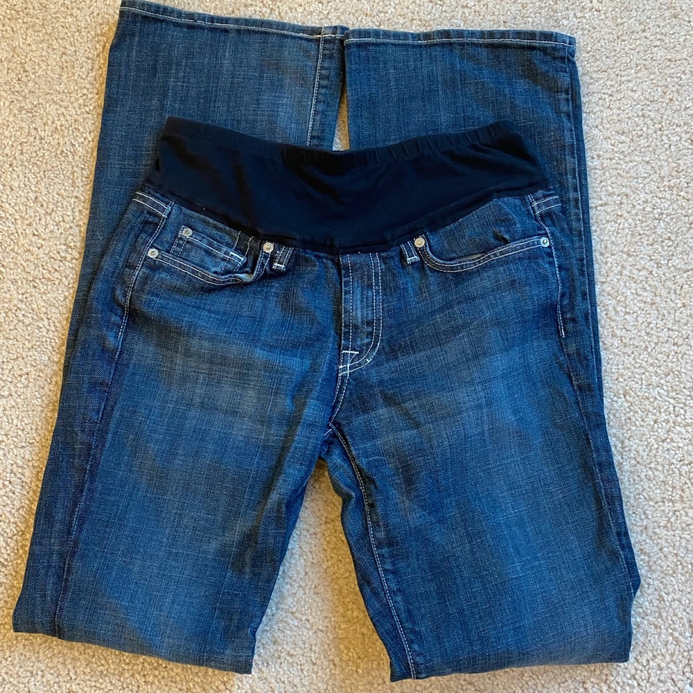 Pea in a Pod 7 Maternity Jeans sz 30
